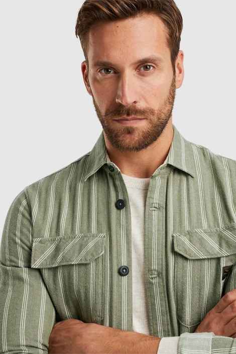PME legend long sleeve shirt yarn dyed stripe